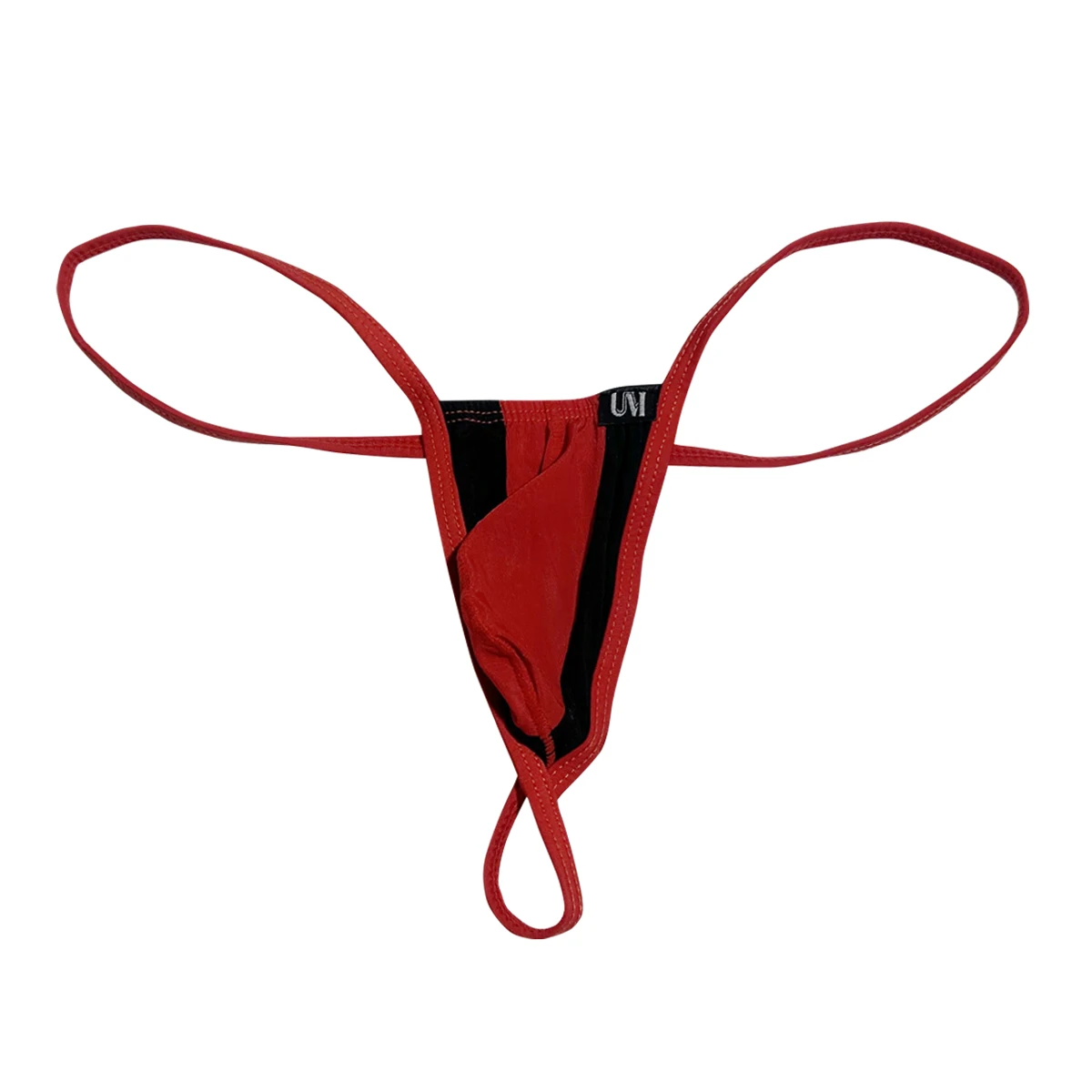Men's Sexy Ice Silk Strong Fit Wrapped Briefs Fashionable Upward Style Underwear Comfortable Thongs