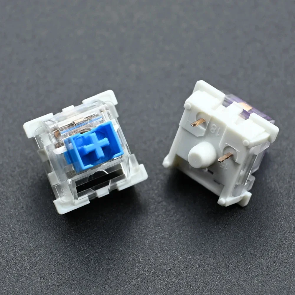 50 Stück Tastaturschalter Tastatur-Clicker Tastenersatz 3-Pin-Taktschalter 2 für Ka Kunststoff für Elektrogeräte Werkzeuge – Detail 4