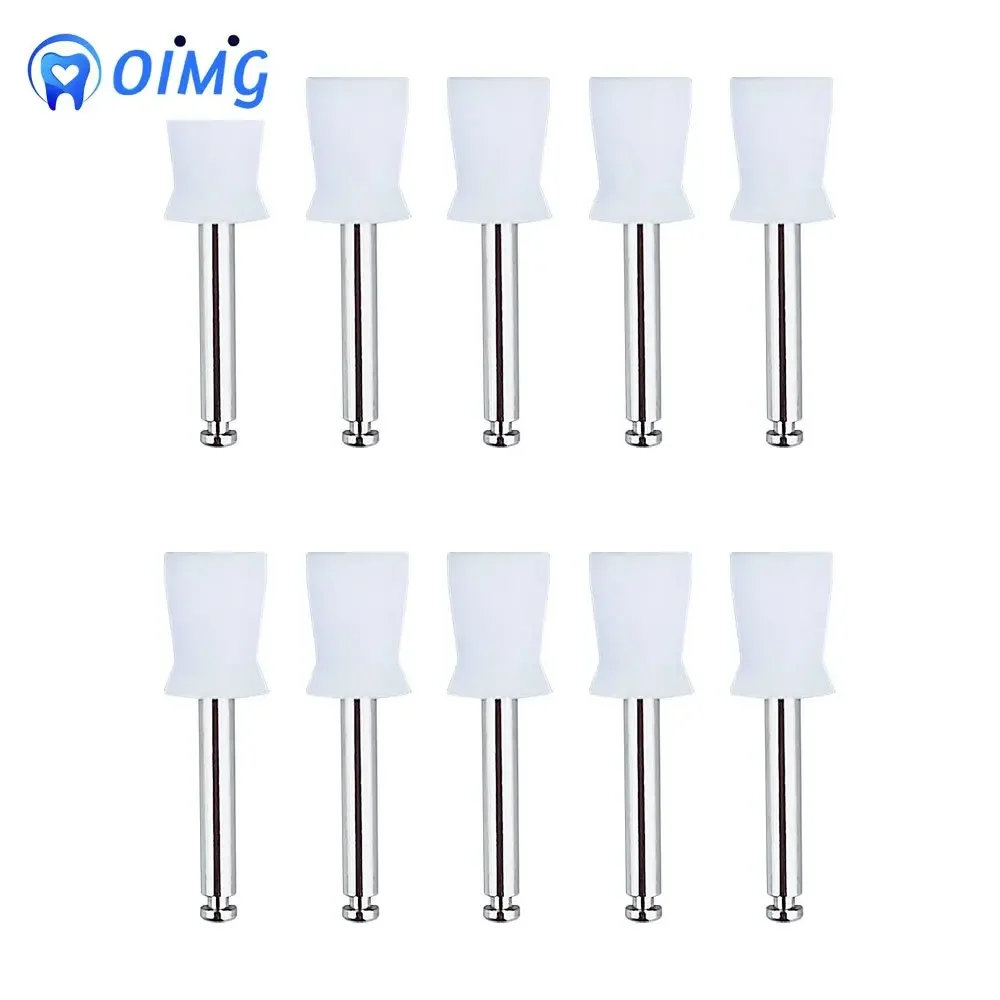 Disposable Dental Polishing Brush Nylon Bristle Polisher Brushes Kits Prophy Cup Latch Flat Type Teeth whitening 100pcs/Pack