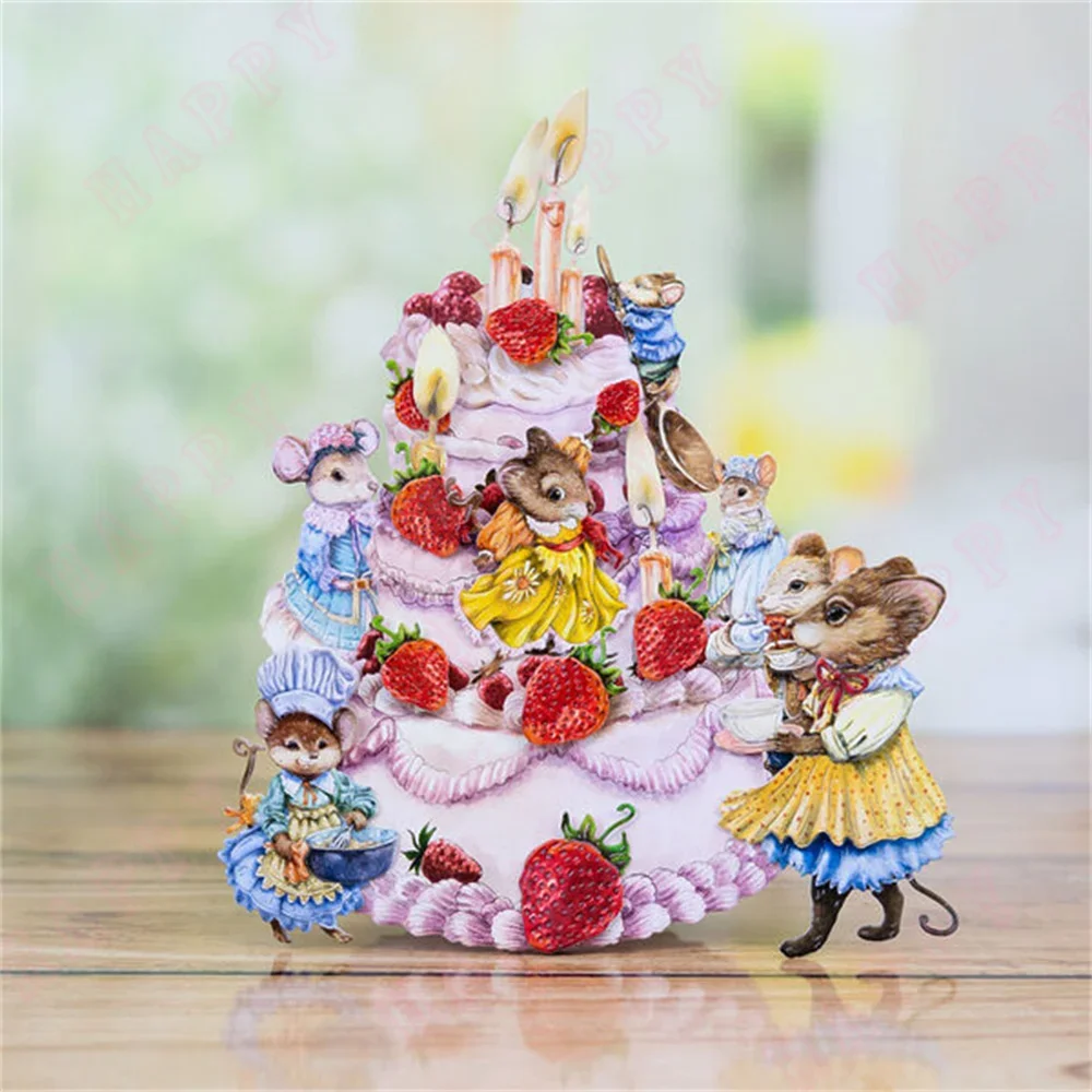 Naughty But Mice Gathering Metal Die Cutting Dies For DIY Scrapbook Decorative Embossing DIY Paper Cards Making Birthday candle