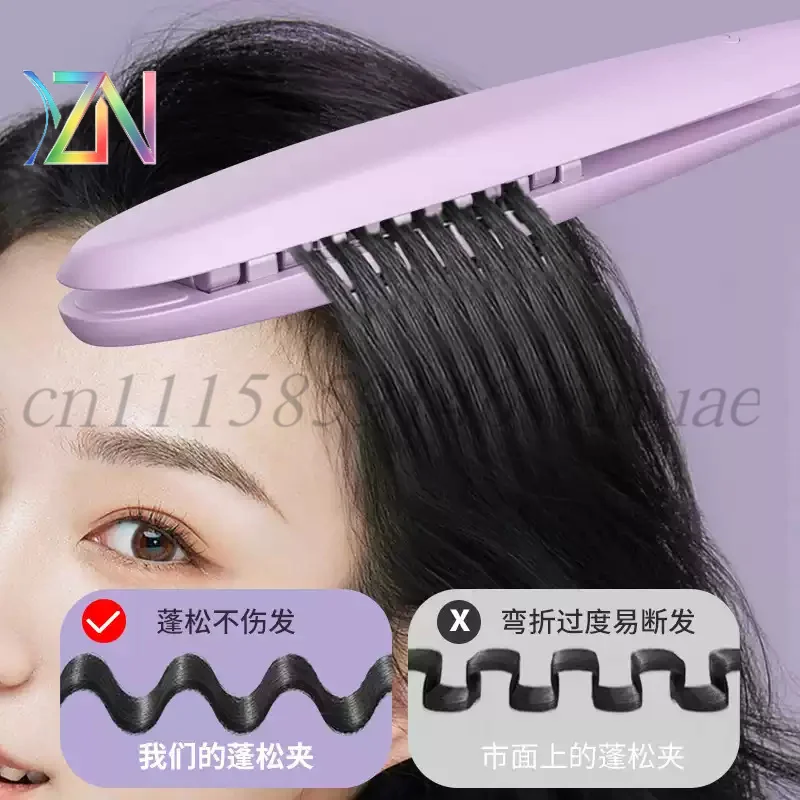 Corn Curling Iron Small Size Hair Volumizer Negative Ion Corn Silk High Forehead