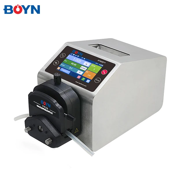 

BNBT600F 0.005~3000 ML/min Liquid Transfer Pump Stainless Steel Structure Dosing Pump Intelligent Dispensing Peristaltic Pump