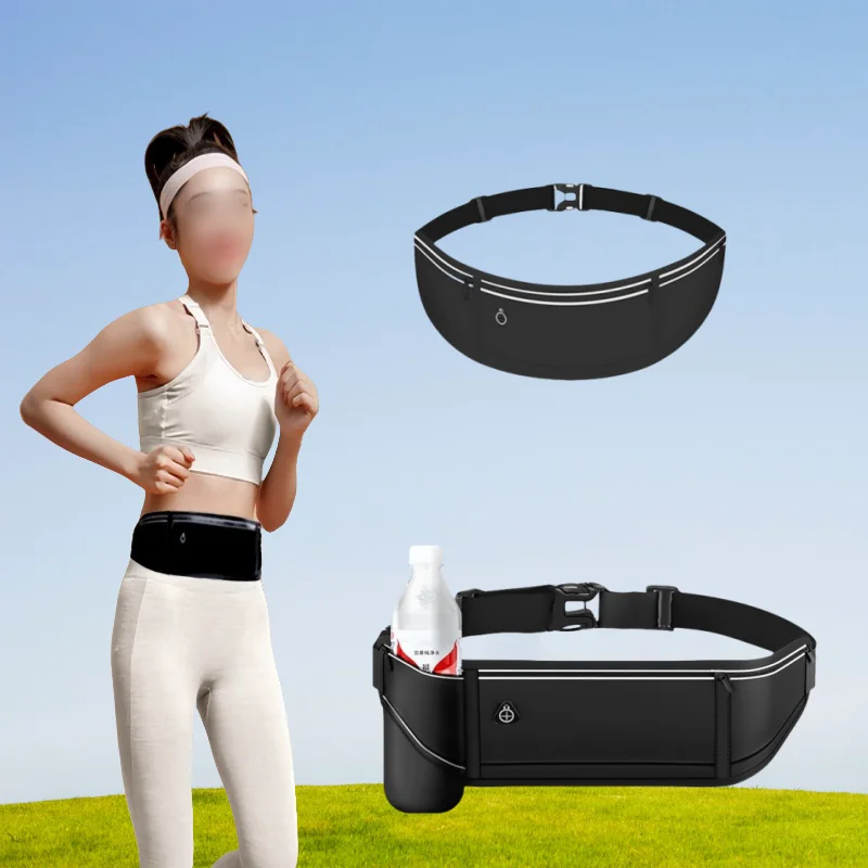 Ceinture de course invisible avec support pour téléphone, sac de taille pour coureur, marathon, jogging, sport, entraînement, exercice, fitness