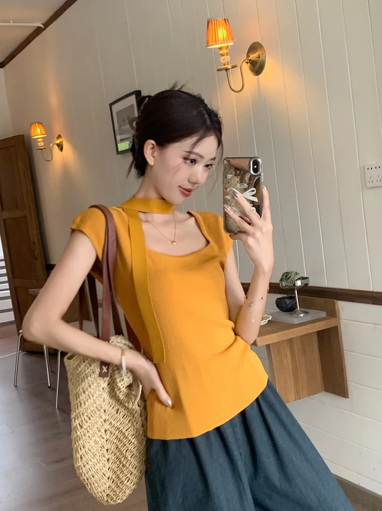 

Свитера, джемперы, пуловеры, женские элегантные цветы, утепленная геометрия BF Y2K, деловая встреча, профессиональные современные простые осенние однотонные