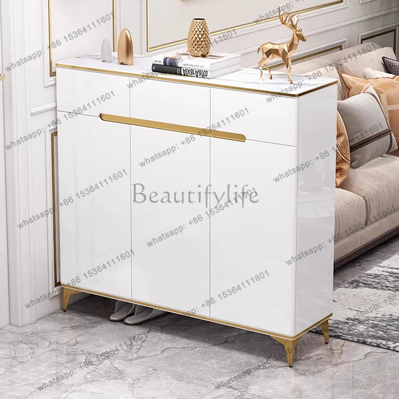 Slippers Organizer Shoe Cabinet Storage Mobile Display Designer Luxury Box Shoe Shelf Vertical Archivadores Entrance Furniture