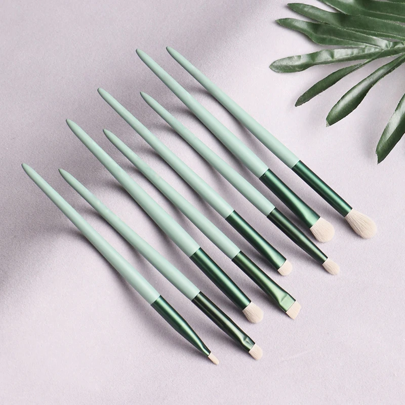 Makeup brushes set-The Matcha green 13pcs cosmestic brushes-foundation&powder&blush fiber beauty pens-make up tool