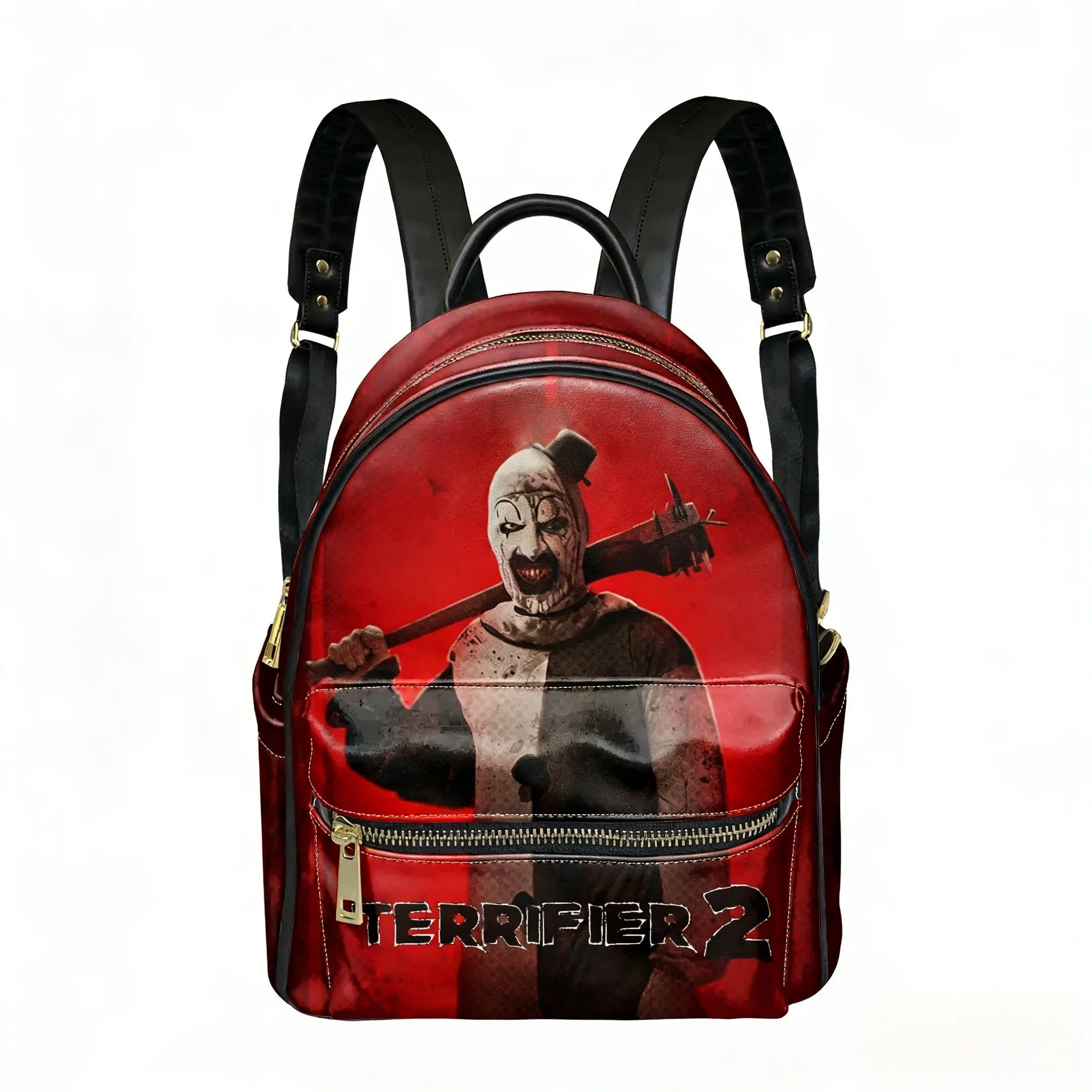 

Рюкзак Terrifier Clown на Хэллоуин, женский и мужской персонализированный двойной рюкзак на плечо, деловая дорожная сумка для книг, подарочный рюкзак
