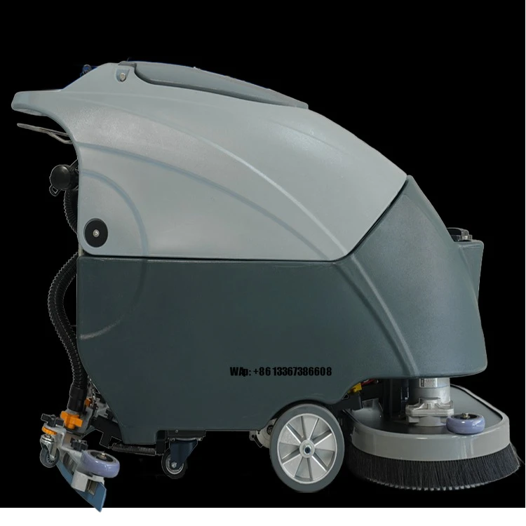مكنسة تنظيف صناعية صغيرة للركوب التجاري، مكنسة كهربائية أوتوماتيكية محمولة على الأرض #1