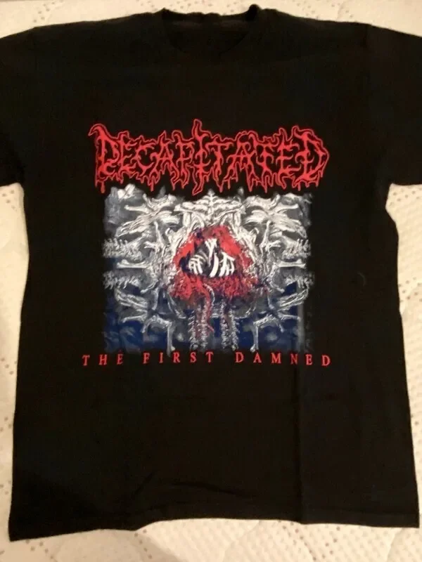 Vtg Decapitated Black Cotton Full Size To 4XL Shirt Unisex TT977
