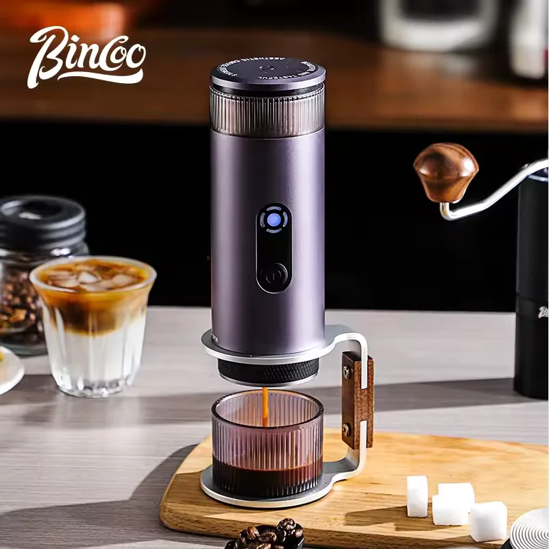 

Bincoo Portable Coffee Machine，Electric Italian Espresso Maker，Household Camping Outdoor Travel，Wireless Heating，Red Dot Award