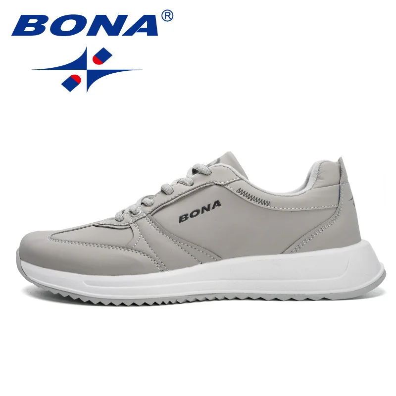 BONA 2023 New Designers Non-slip Outdoor Footwear Walking Shoes Trend Casual Shoes Men Breathable Leisure Popular Sneakers Man