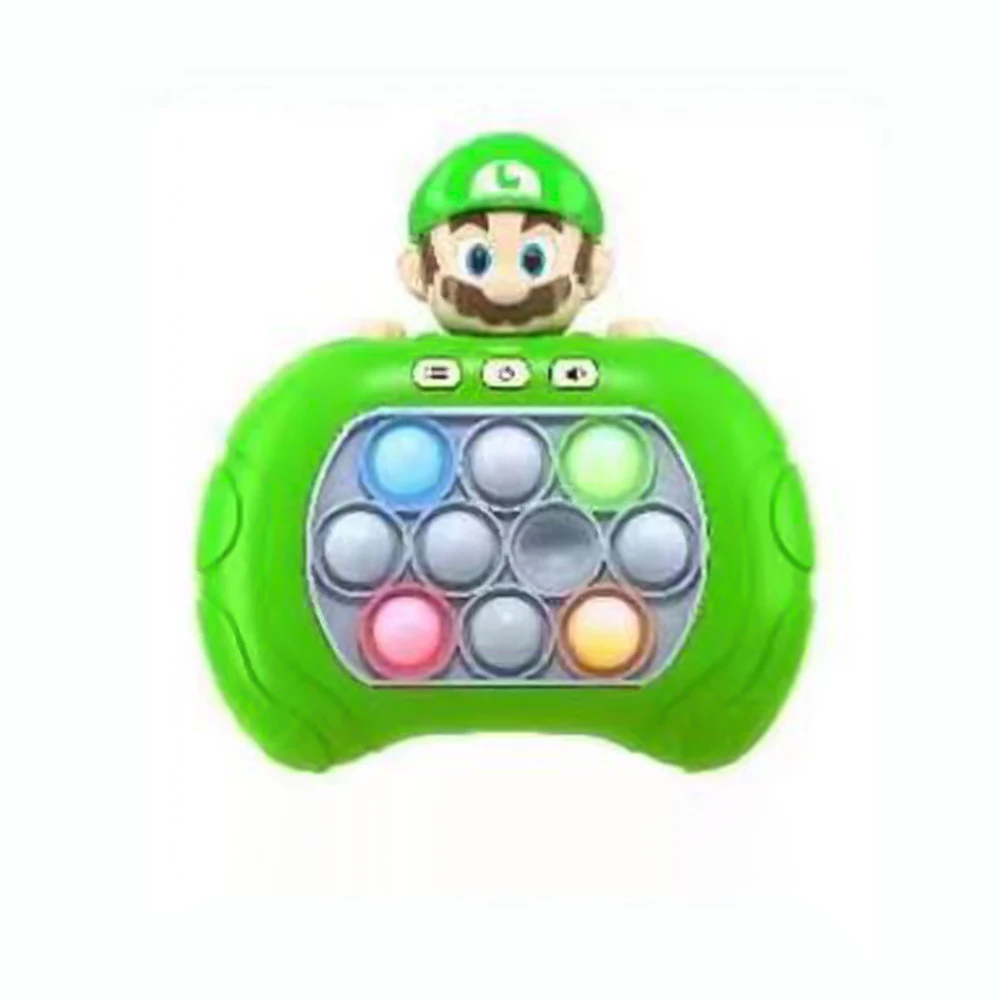 2024 Push Game Pop Electronic Pushit Pro Super Bubble Pop Game Light Push Up Antistress Fidget Toys Kid Adult Birthday Gift
