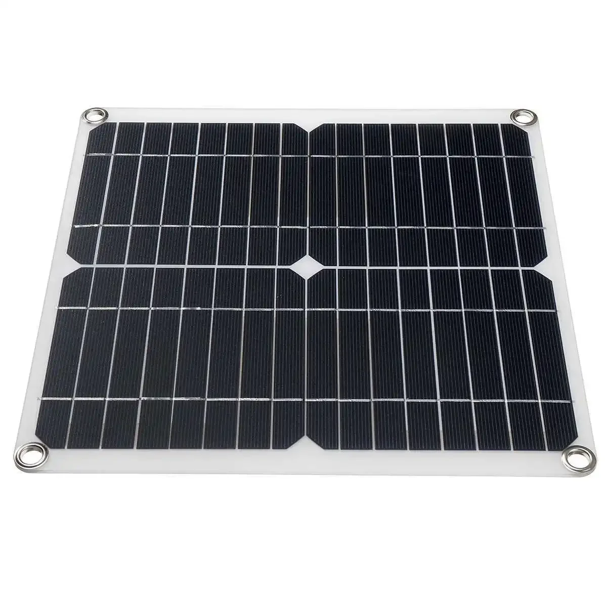 Controlador flexível portátil do módulo do sistema fotovoltaico, painel solar, 12V, 5V, placa para carregar a bateria, acampamento