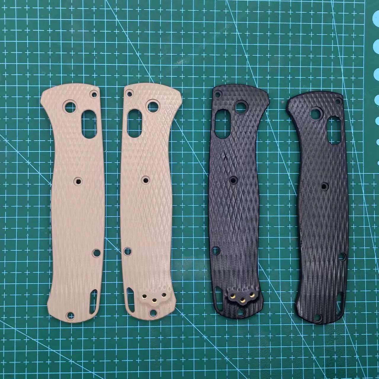 1 Pair Custom Made G10 Material Handle Scales For Benchmade Bugout 535 Knives