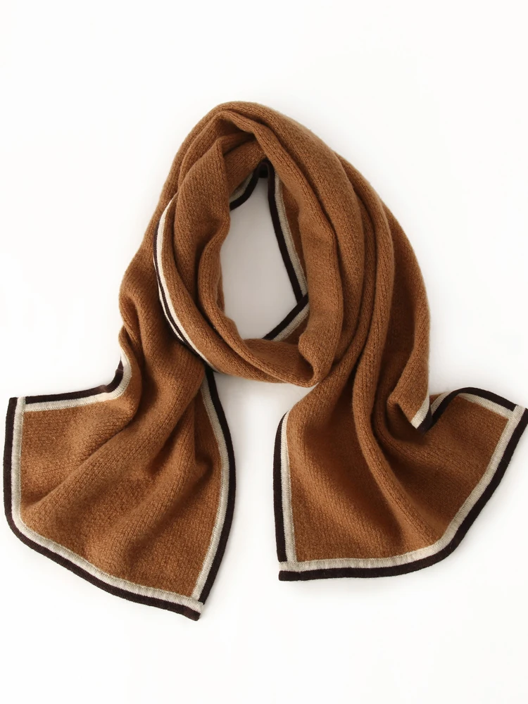 

CHICUU Роскошный 100% кашемировый шарф женский осенне-зимний мягкий удобный длинный шарф шали кашемировый трикотаж высокого качества накидки