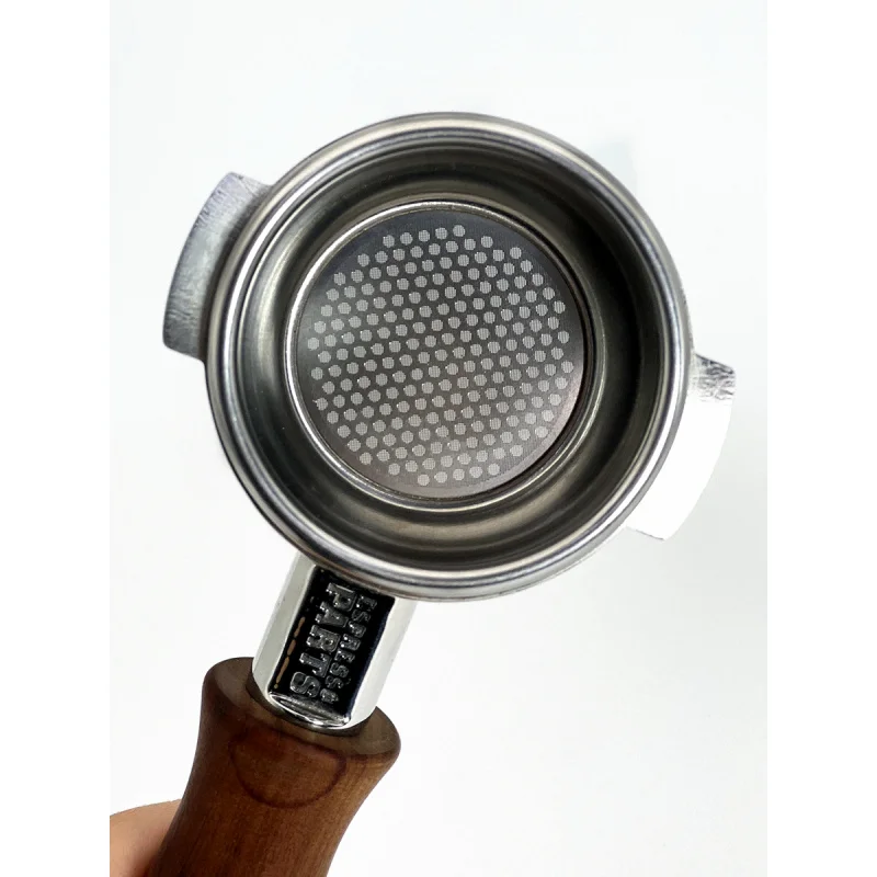 สําหรับเล่นตลกไมโครตะแกรงเครื่องชงกาแฟกึ่งอัตโนมัติชามผง 18-21 กรัมความหวานของรังผึ้ง