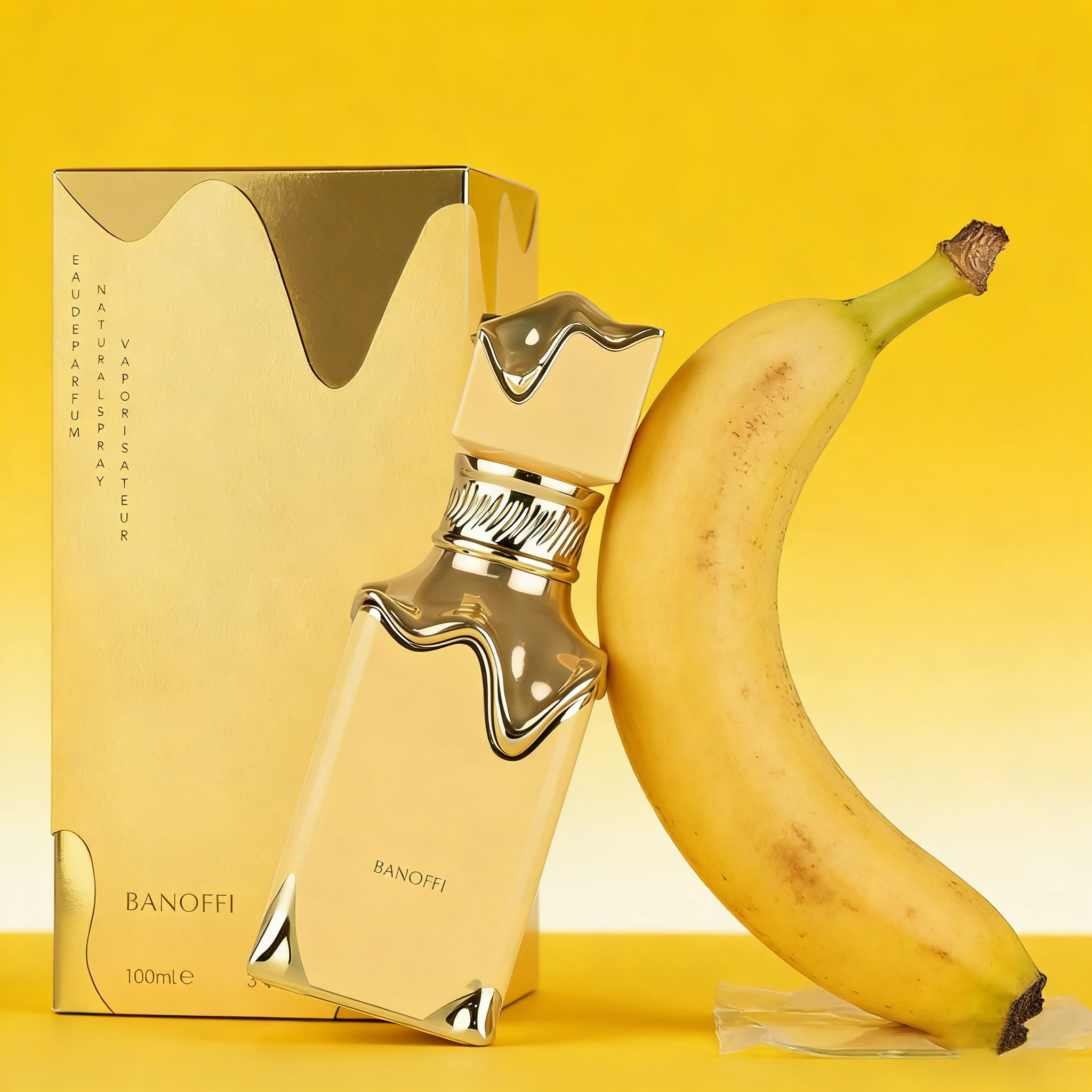 ECLAIR.E BANOFFI Banana Cream Cake Fragrance Women's perfume spray, 3.4 oz 100 ml, sweet and charming fragrance