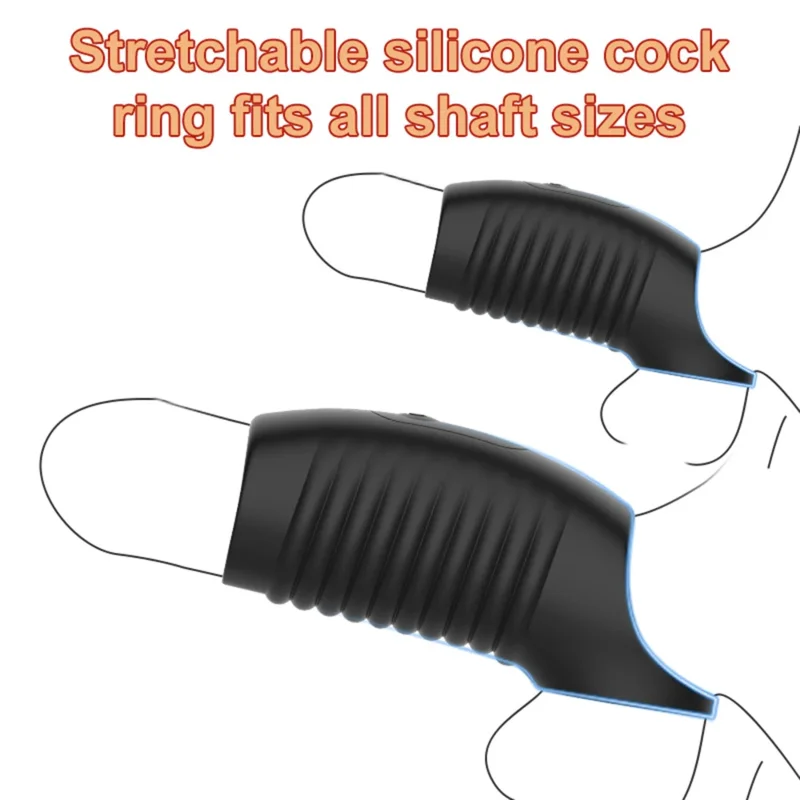 Extender Vibrator Adult Sex Toys 2 in 1 Vibrating Sleeve Cock APP Control Ring Male Delay Ejaculation Penis