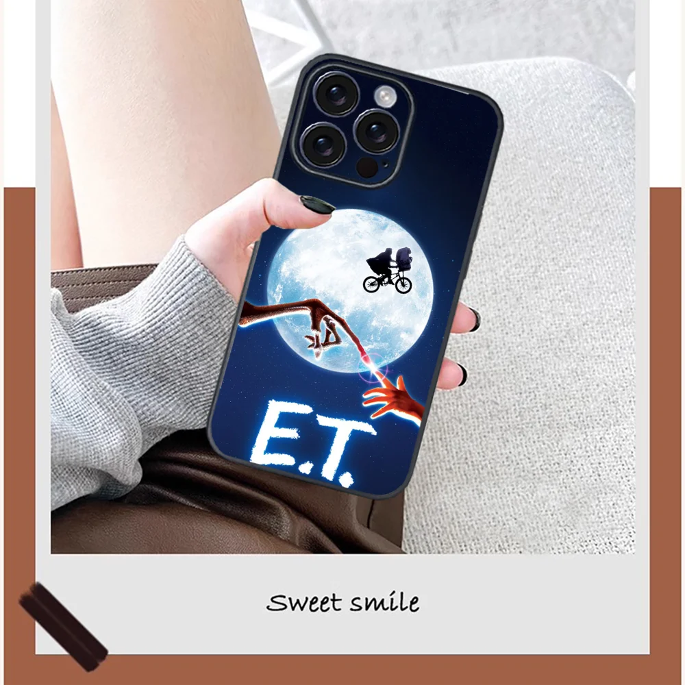 E.T.the Extra-Terrestrial Phone Case For iPhone 16 15 14 13 12 11 PRO MAX PLUS Mini TPU Soft to  Skin-friendly case