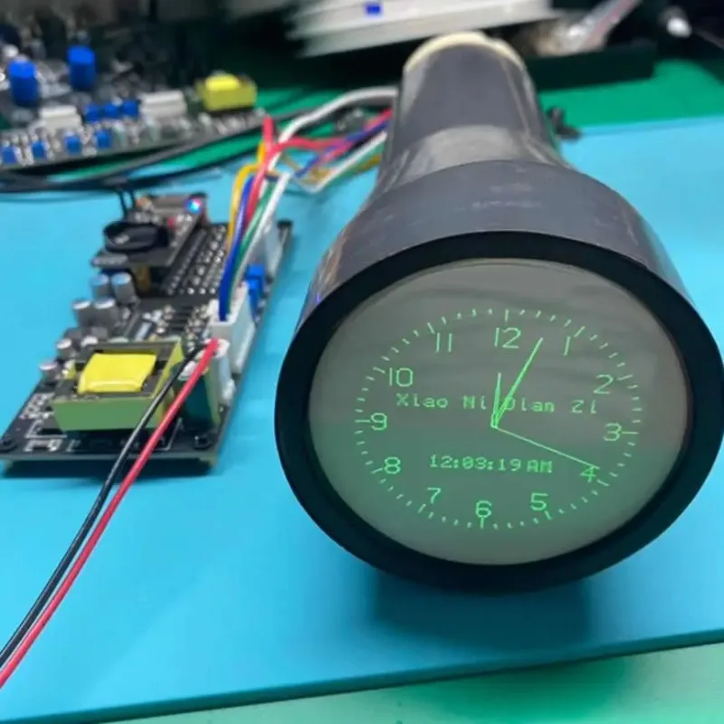 Retro Oscilloscope Tube Clock Kit PCB Driver Board for 7SJ32J 5SJ38J 8SJ31J 3SJ1J Display Module