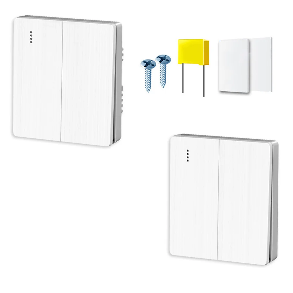 No Wiring Switch Wireless Remote Switch For Bedroom Night Light Peel And Paste Design High Responsive Mechanism