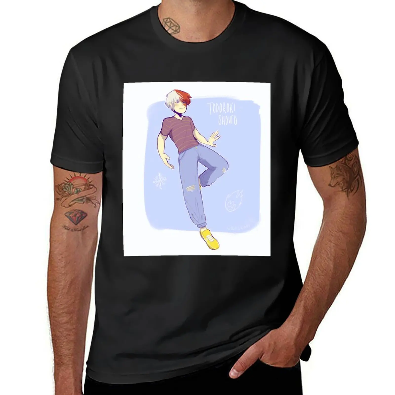 

shOUUUTOOO T-Shirt oversized graphic tee quick-drying Blouse slim fit t shirts for men