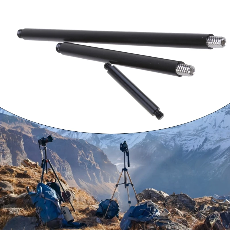 1/4 "อลูมิเนียมขาตั้งกล้อง Mount Extended Rod โคมไฟ, 1/4 ''เสาเกลียวสำหรับกล้อง DSLR 1 PC