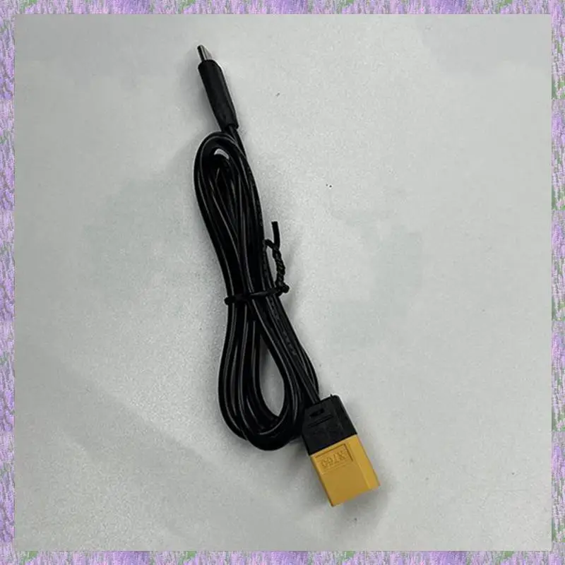 2025 New-2X XT60 enchufe macho a enchufe tipo C XT60 Cable de alimentación XT60/T Cable adaptador de carga para cargador PD60 RC Drone