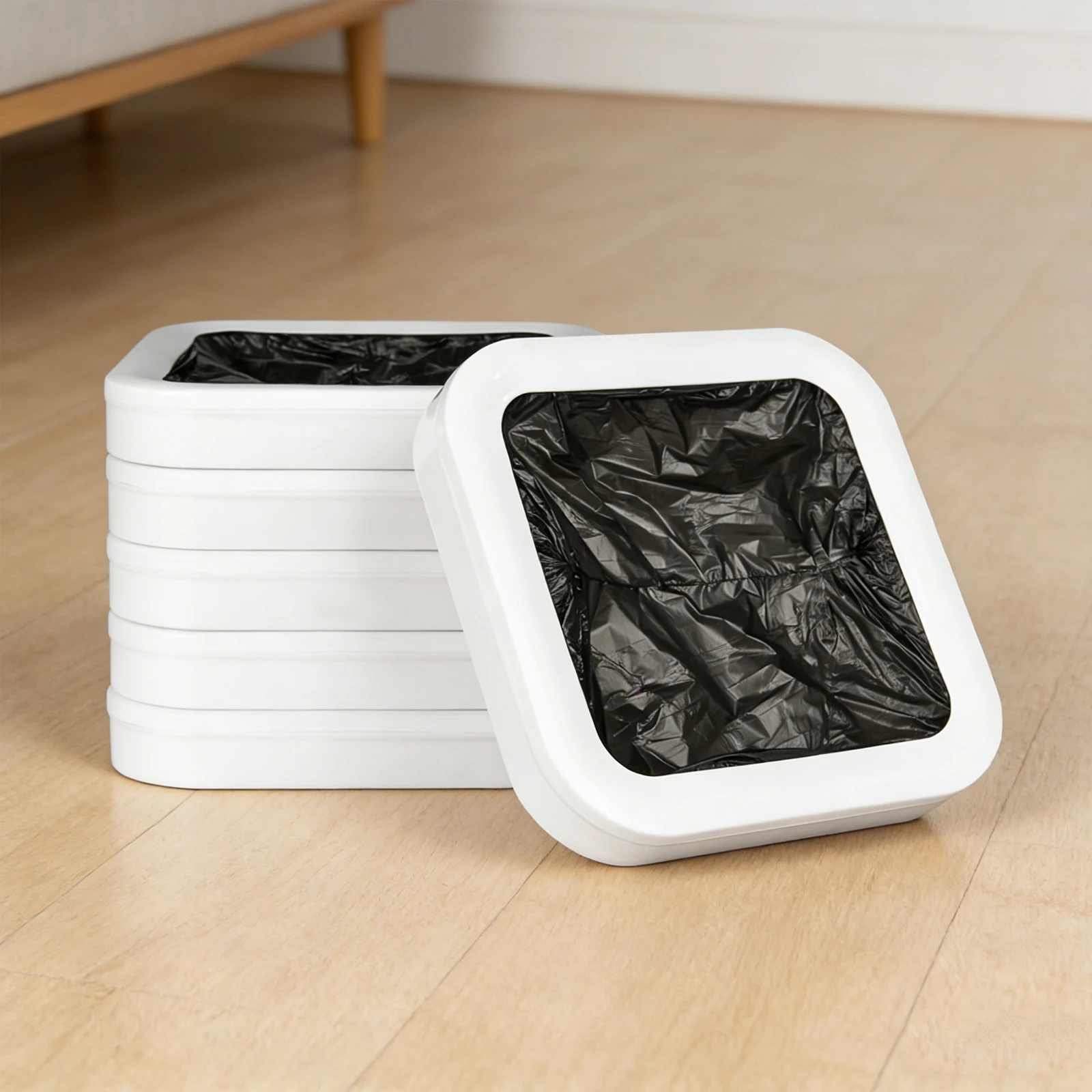 

Набор из 6 самозакрывающихся пакетов для мусора, совместимых с автоматическими мусорными баками T1/T1S/T Air