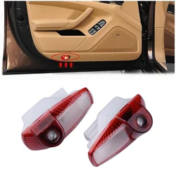 2PC LED Logo Projector Signal Lamp Car Door Lights Decoration Fit For Panamera 970 Boxster 986 987 Cayman 911 996 997 Auto Parts