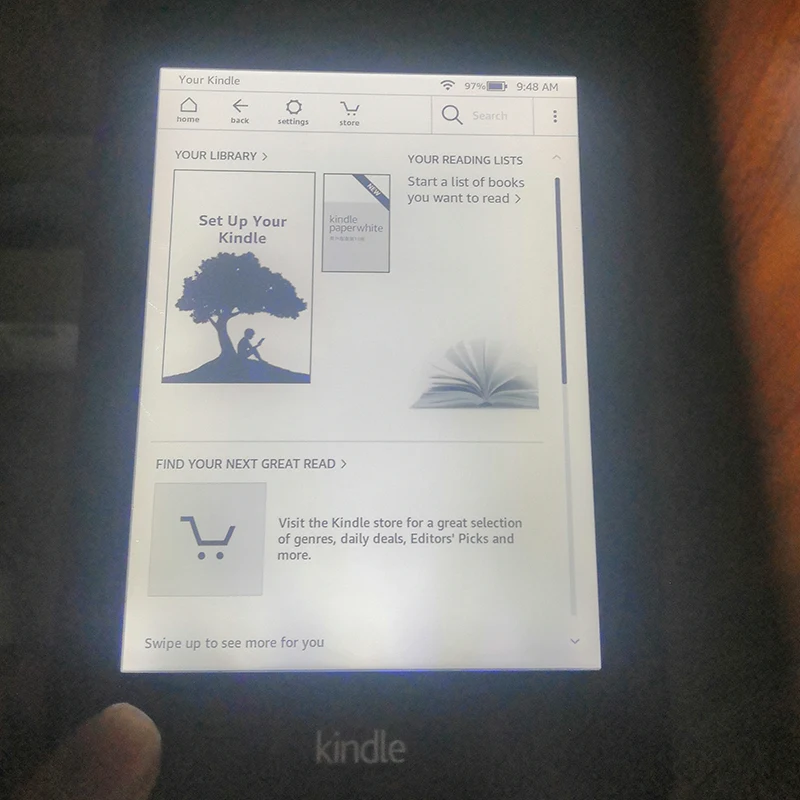 With Backlight KINDLE Ebook Reader E ink 6 inch Touch Screen E-ink Ebook Paperwhite 1th 6th Multinational Language E-Book Reader