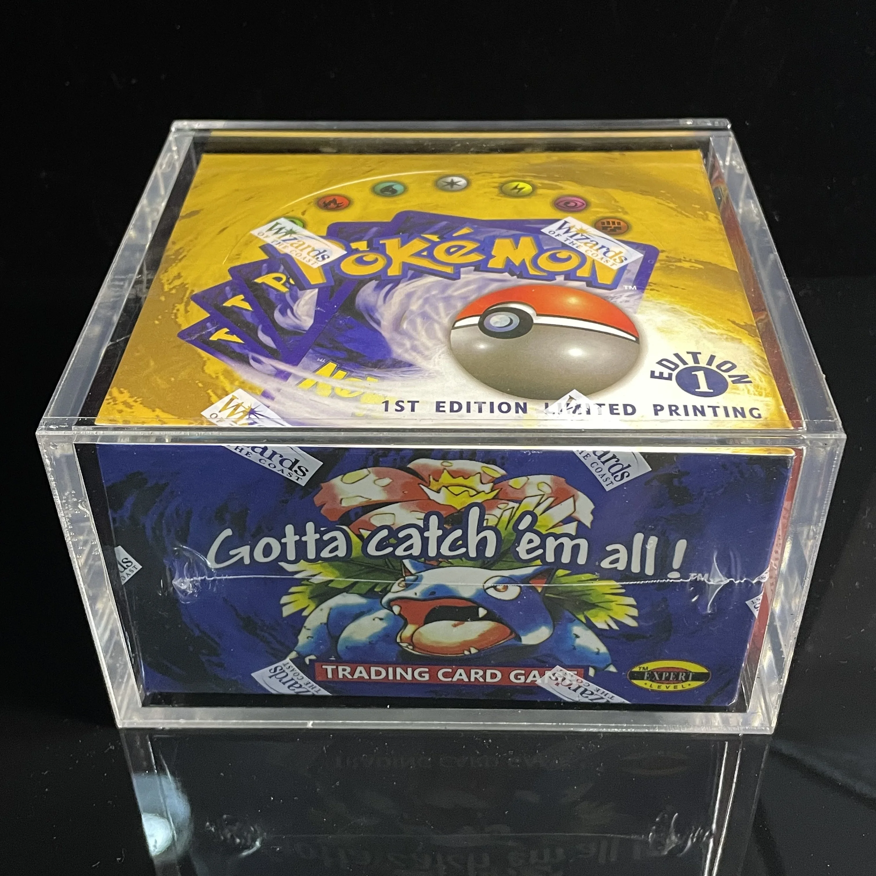 (Newly Refined)Vintage Curated 1999 First Edition PKM Base Booster Box-WIZARDS PTCG Factory-Sealed Collectible Game Cards PROXY