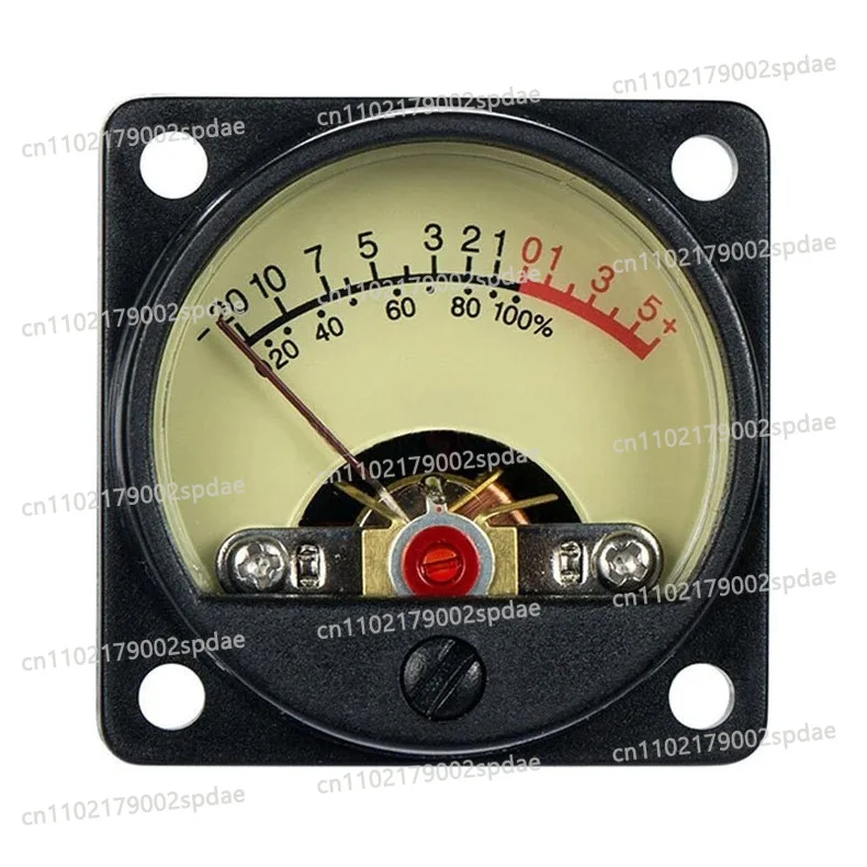 Panel Ammeter Vu-35 Mini 35*35mm DC Voltmeter Pointer Single Phase LED Display Measures Temperature Resistance