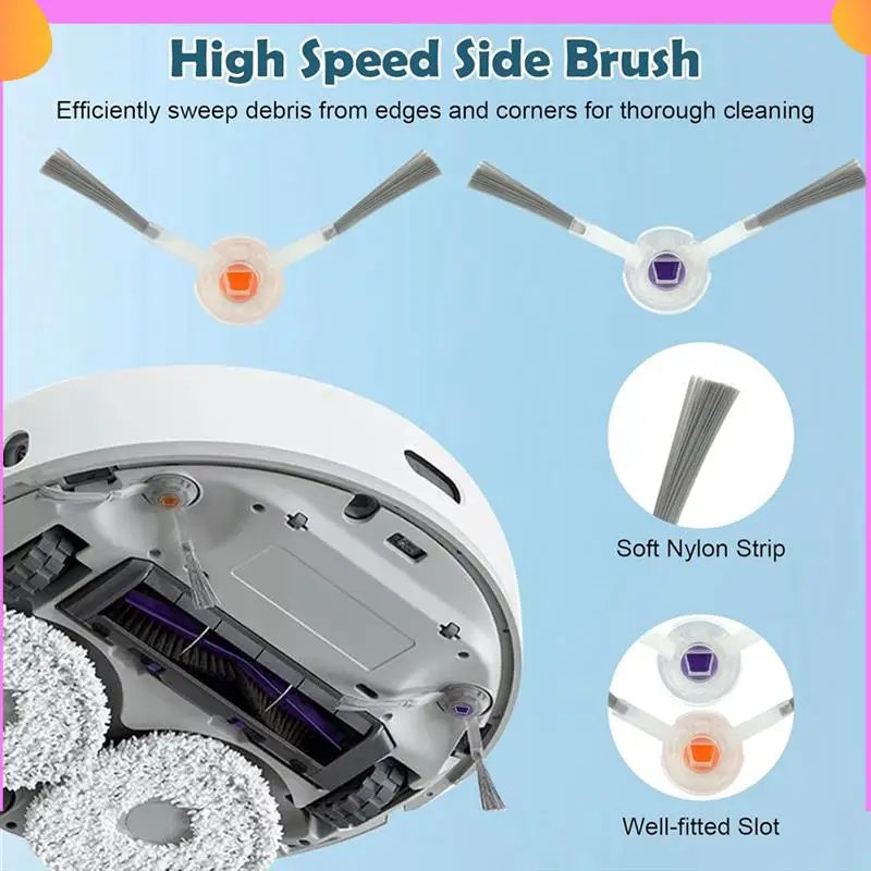 

A23P Accessories Kit For Narwal Freo X Ultra Robot Vacuum Cleaner Main Side Brush Hepa Filters Mop Pads Dust Bags