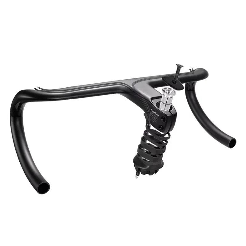 

TOSEEK TKR01 OEM Road Bike Full Internal Cable Routing Bicycle Handlebar Carbon Integrated Handlebar Cycling Parts