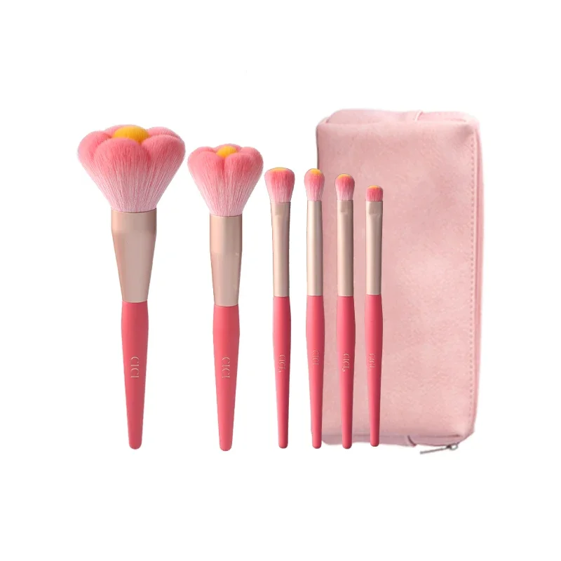 Flower cute makeup novice makeup cover tool blush  eyeshadow  highlight makeup brush