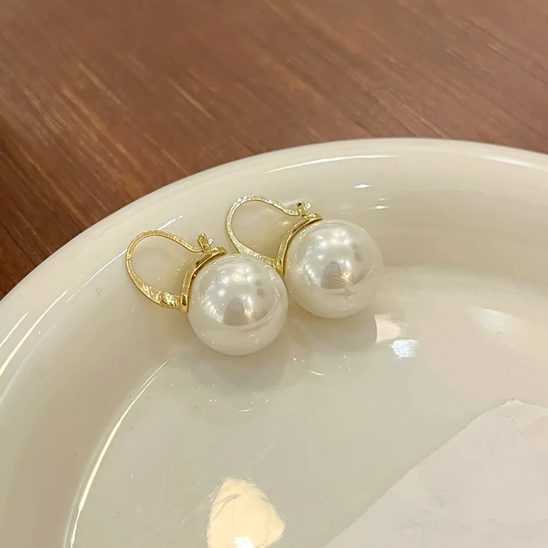 pearl earrings for  natural AKOYA ROUND AAAA++++ 12-13mm Perfect Circle seawater WHHITE GOLD  pearl 925