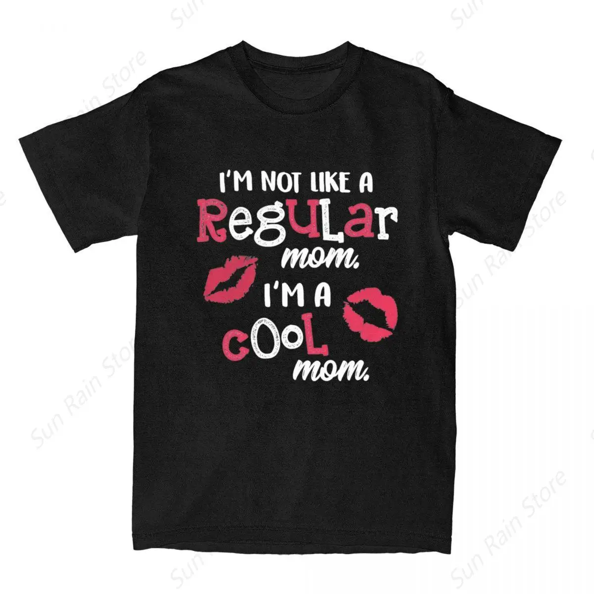 Men Women's I'm Not Like A Regular Mom I'm A Cool Mom T-Shirts Merch Fashion 100% Cotton Funny Mothers Day Gift T Shirt