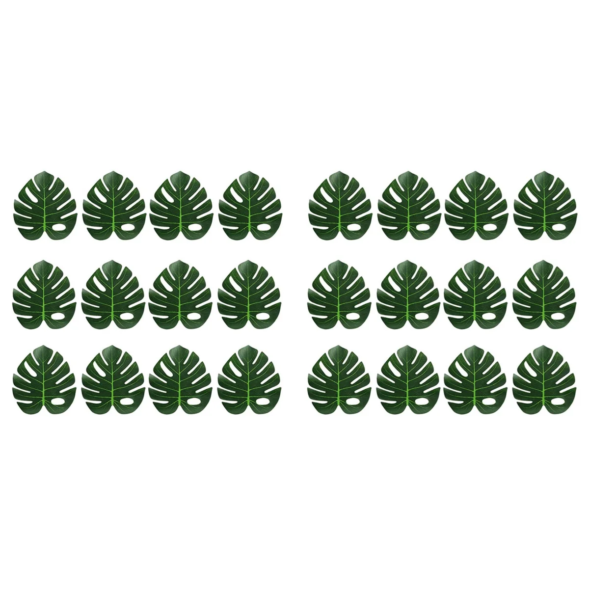 

A71P 24X Artificial Tropical Palm Leaves Jungle Party Decoration Animal Summer Hawaiian Wedding Home Table Decor XL
