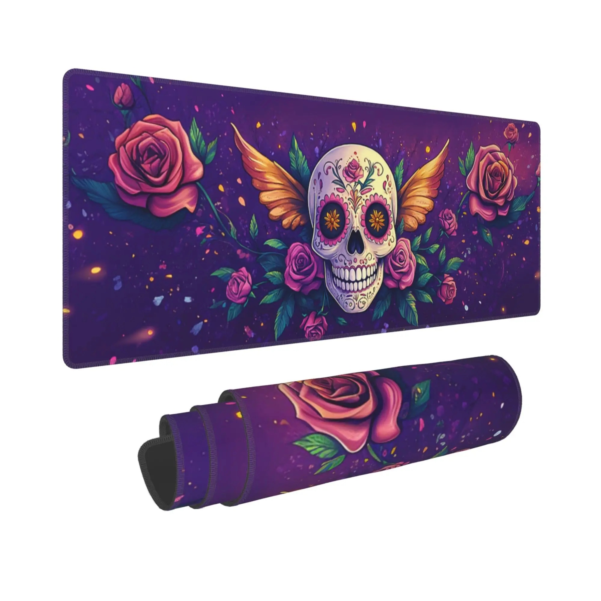 

Cute Skeleton Pattern Desk Mat, Adorable Desktop Decoration,anti-slip Waterproof Gaming Mouse Pad, The Perfect Gift for Friends.