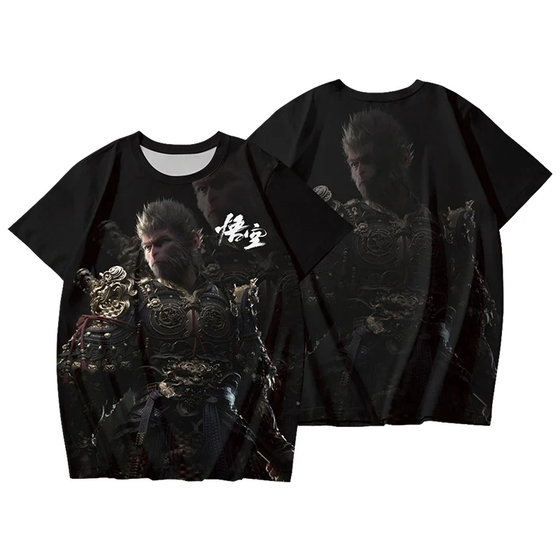 

Black Myth WuKong T-Shirts Game 3D Print Streetwear Men Women Fashion Oversized Short Sleeve T Shirt Kids Tees Tops Man Clothing