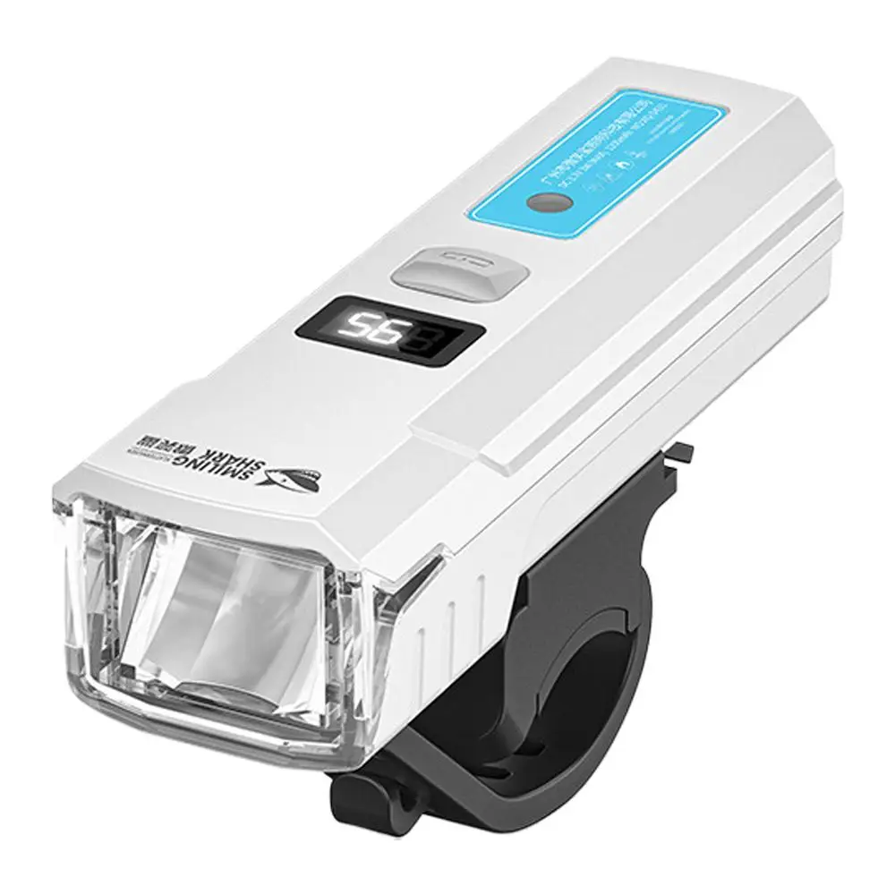AliExpress Multi-functional Digital Display Bicycles Front Headlight USB Rechargeable Bright Flashlight For Mountain Night Riding