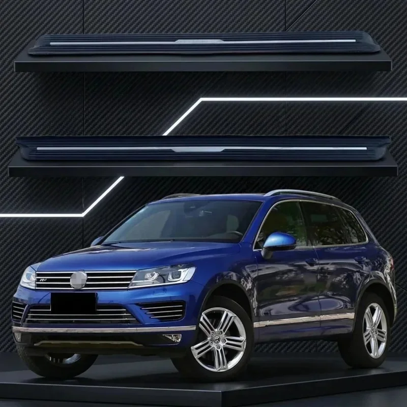 Easy‑Install High Quality Aluminum Alloy No Drilling Running Boards Car Exterior Accessories