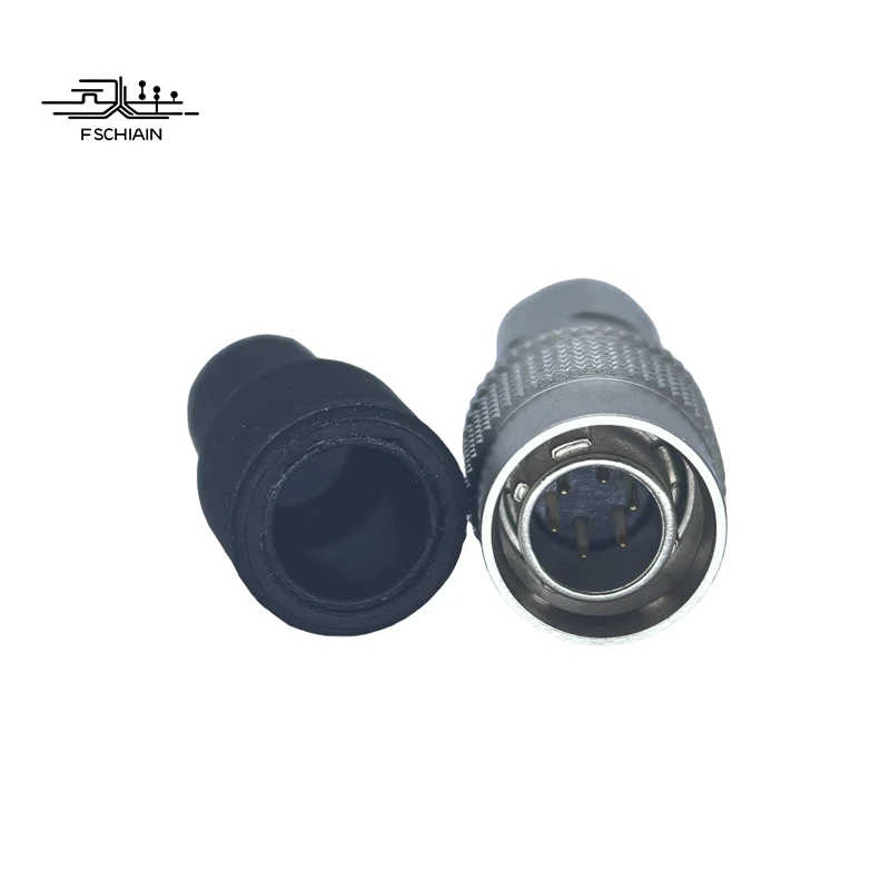 Hirose Connectors, Socket HR10A-7R-6S(73) And Plug  HR10A-7P-6P(73)6Pin Connectors For Aerospace And Industrial Cameras