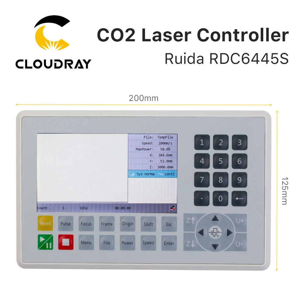 Imagem -03 - Ruida Controlador para Laser Gravação Máquina de Corte Atualização Co2 Rdc6445 Rdc6445g Rdc6445s Rdc6442 Rdc6442g