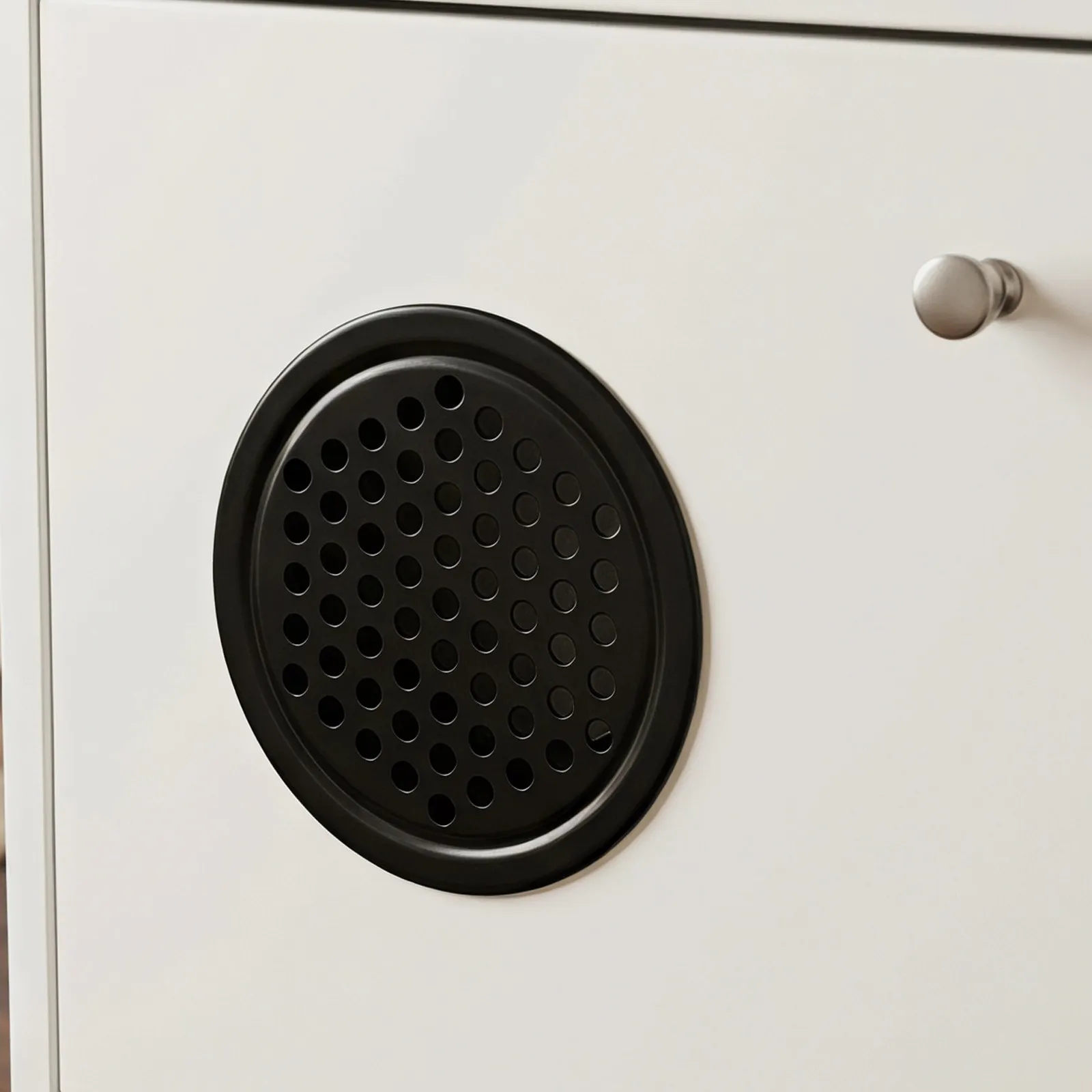 20Pcs Stainless Steel Round Cabinet Vent Covers Flat Mesh Grille Air Circulation Vent Panel for Kitchen Wardrobe Cupboard