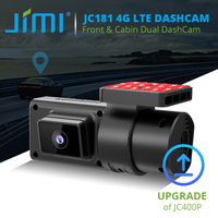 Jimi JC181 Mini 4G Car Camera With Live Stream Dual Cameras GPS Tracking Wifi Hotspot Multiple Alarms DVR Dash Cam Free APP Web