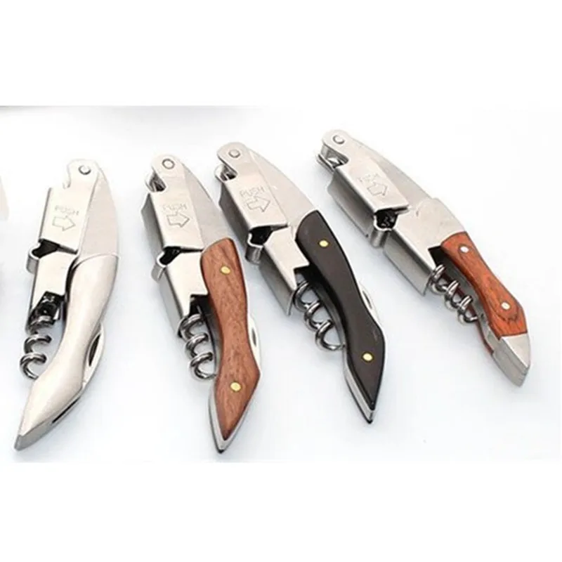 

Rose WoodWine Beer Bottle Opener Corkscrew Multifunction Portable Screw Corkscrew Wine Bottle Opener Cook Tools Barware