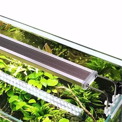 220v ADE Series Aquarium LED Lighting 12-24W LED Overhead Fish Tank Aquatic Plant SMD LED Grow Light 6500-7500K