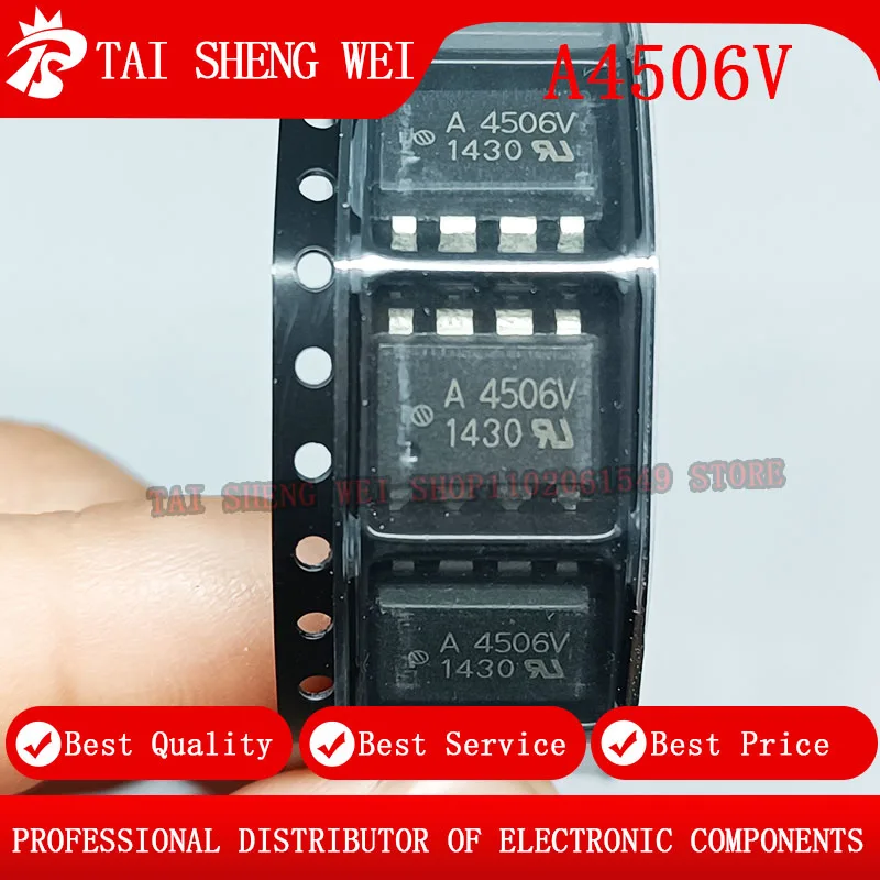 10pcs A4506V A4506 4506 HCPL-4506 HCPL4506 SOP8